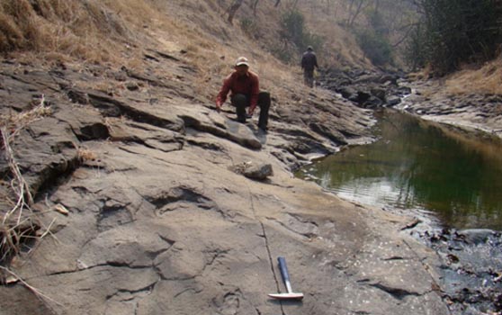 Microseismic signal due to cracking in the rockmass as recorded by five sensor stations at a hydroelectric project