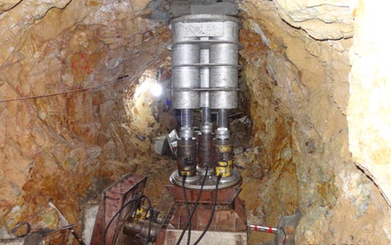 Direct Shear Test at a site in Hydroelectric Project