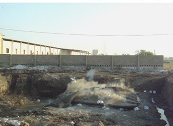 Controlled blasting adjacent to Shreeji ceramic industry, Morbi