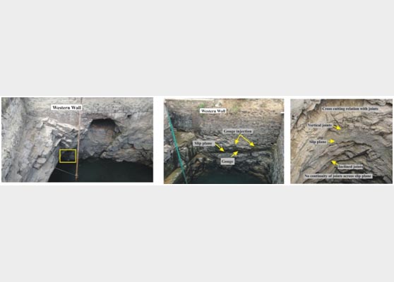 Faults identified along N2 lineament