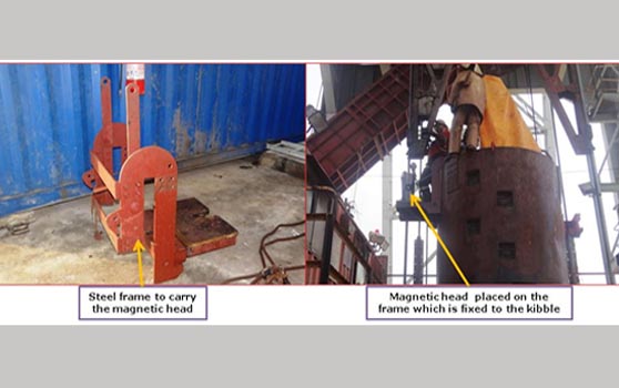 Testing of stage  winder ropes