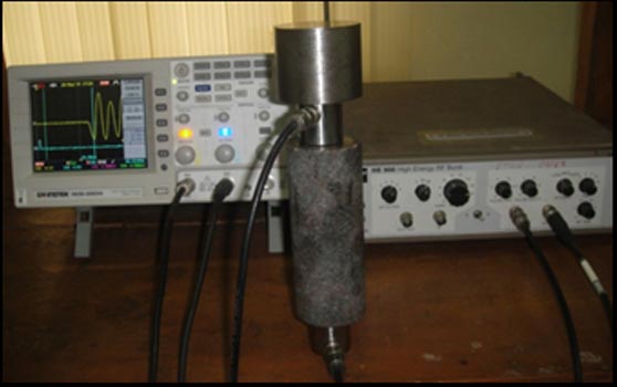 Ultrasonic pulsar,probe and oscilloscope